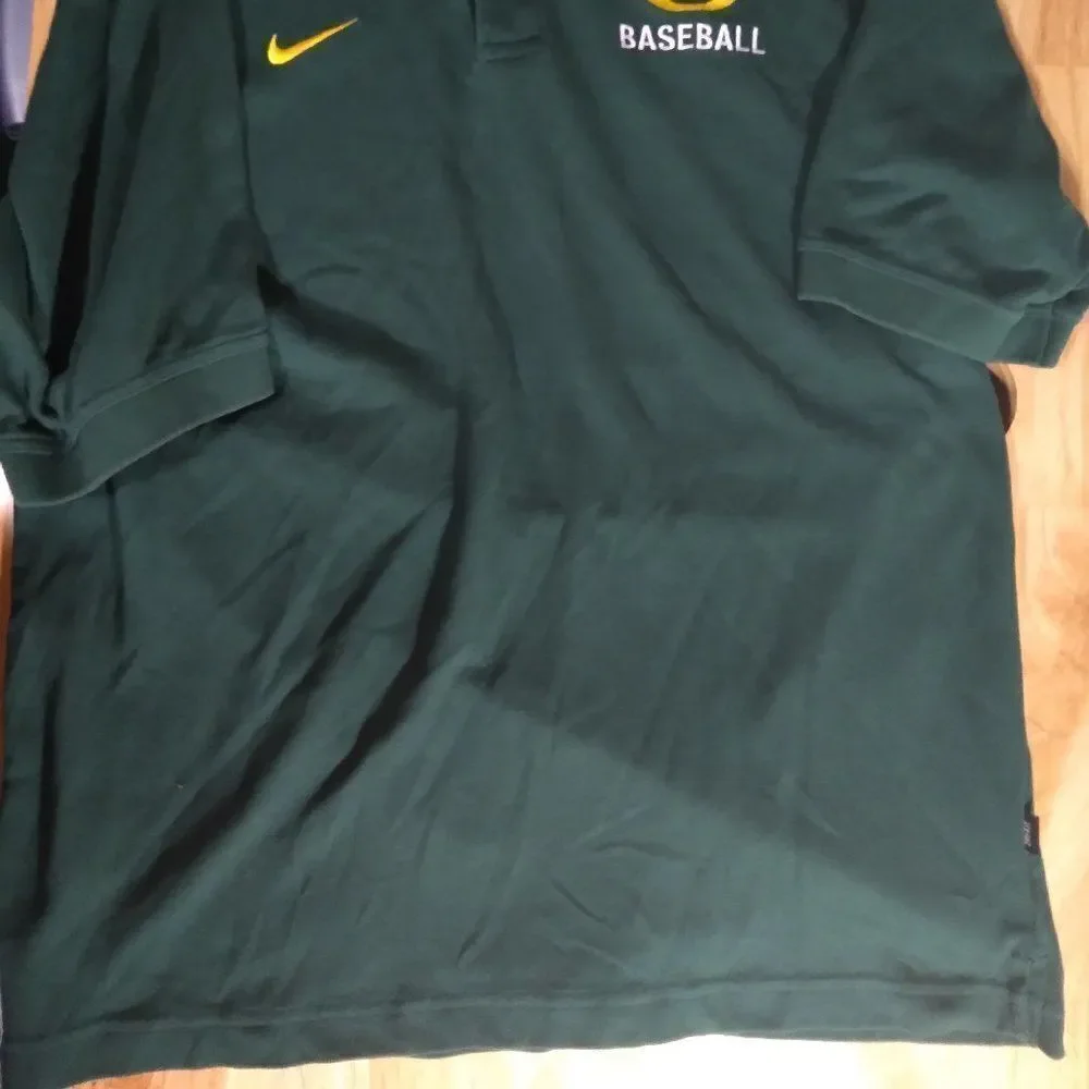 Vintage Nike Oregon Ducks Baseball Polo Shirt